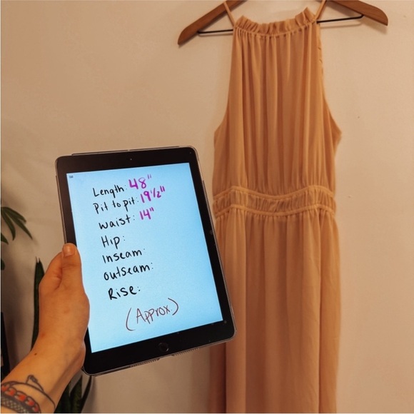 H&M Blush Pink Mini Dress Halter Neckline - Medium - Picture 9 of 13